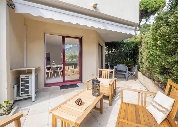 3p Garden-level In A With Pool Close To The Center Apartamento Cannes
